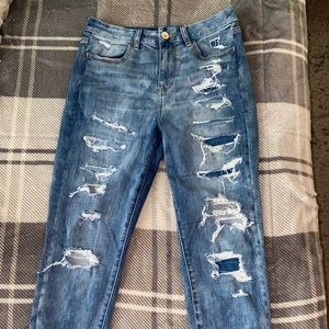 american eagle curvy hi-rise jeggings